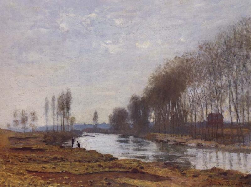 Claude Monet The Petit Bras of the Seine at Argenteuil France oil painting art
